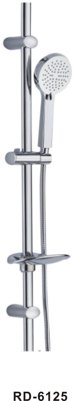 Sliding Bar Shower Column Set , Custom Surface Finishing Integrated Shower Head Column