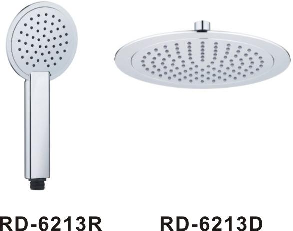 RD6213&ABS single function thickness shower set /shower douche/bathroom faucet accessories sprayer/black matt shower