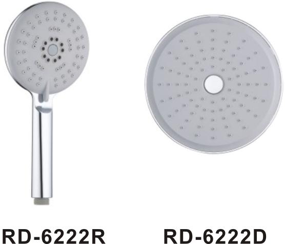 220*220mm Shower Head With Handheld Sprayer Douche Round Self - Clean Durable