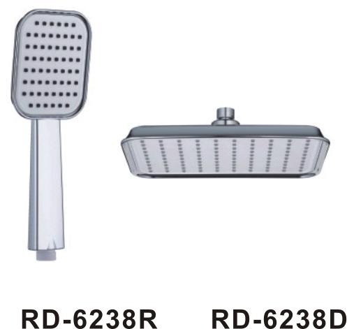 Complete Bathroom Shower Head Set With Black Matt Washer OEM Accepted Durable