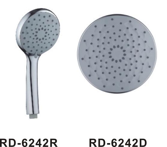 Round Bathroom Shower Head Set Douche 120*120mm Multi Function 3-10 Bars