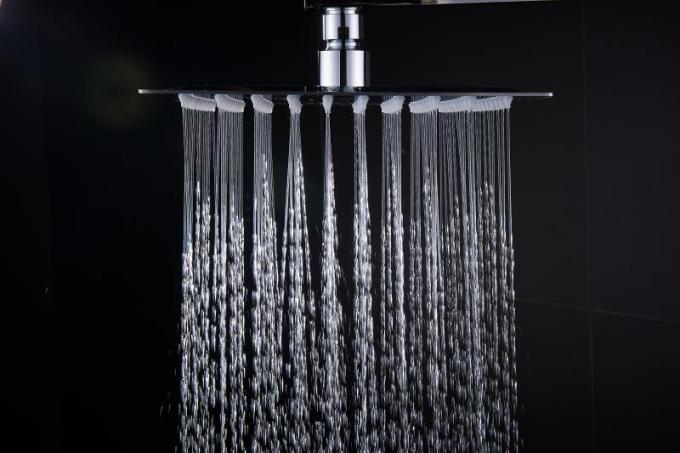 Silicon Bronze Shower Head Set , Water Pressure 0.30Mpa - 1.8Mpa Rain Shower Head Set