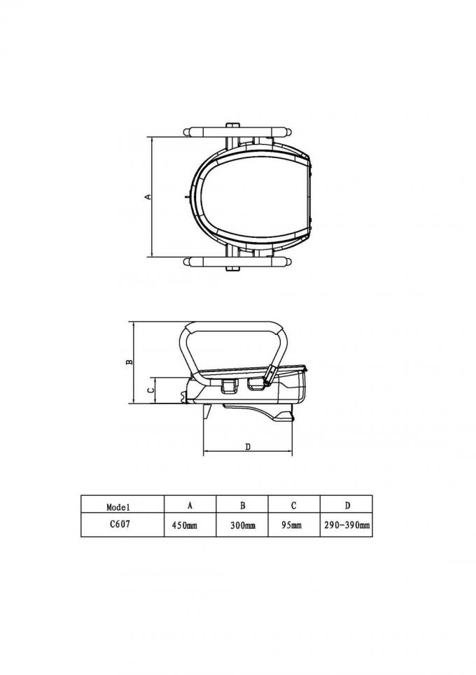 Elevated Toilet Seat Bathroom Assistive Devices Removable Arms Medical Elderly With Lid