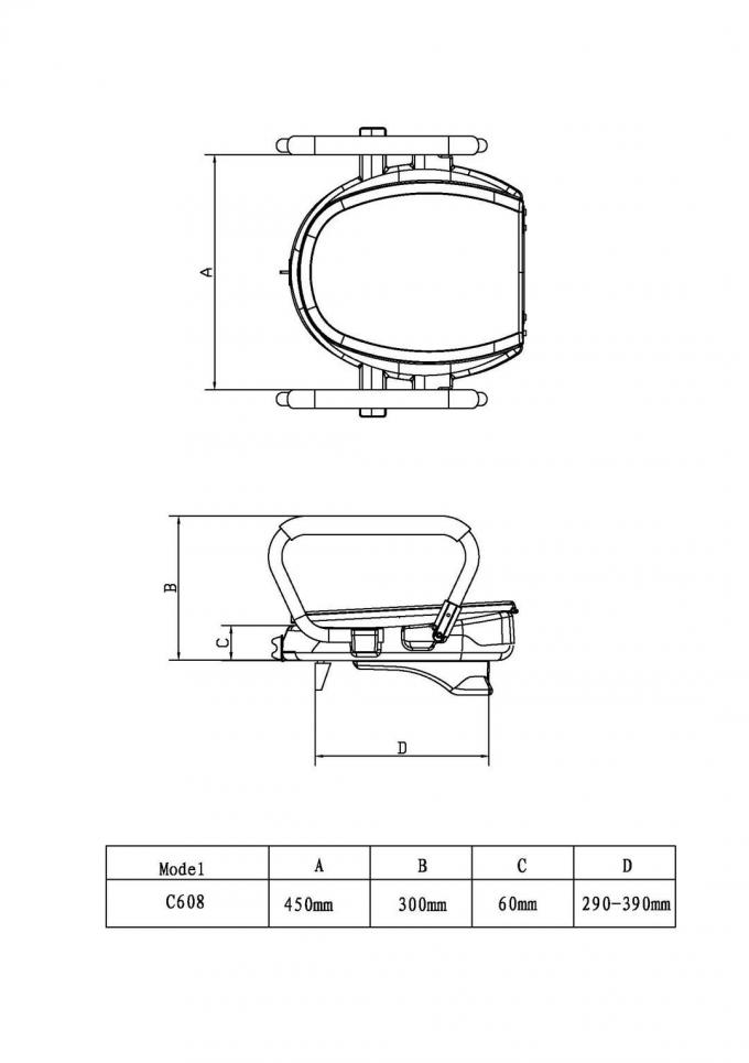 Elevated Toilet Seat Bathroom Assistive Devices Removable Arms Medical Elderly With Lid