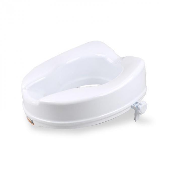 Elevated Toilet Seat Bathroom Assistive Devices Removable Arms Medical Elderly With Lid