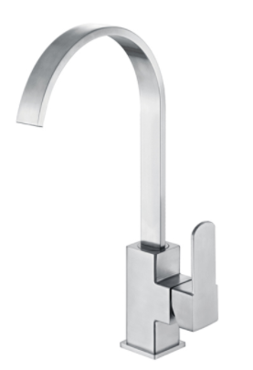 Aluminum  Brass Bathroom Faucet Single Handle 1.0-1.5 Mpa Water Pressure