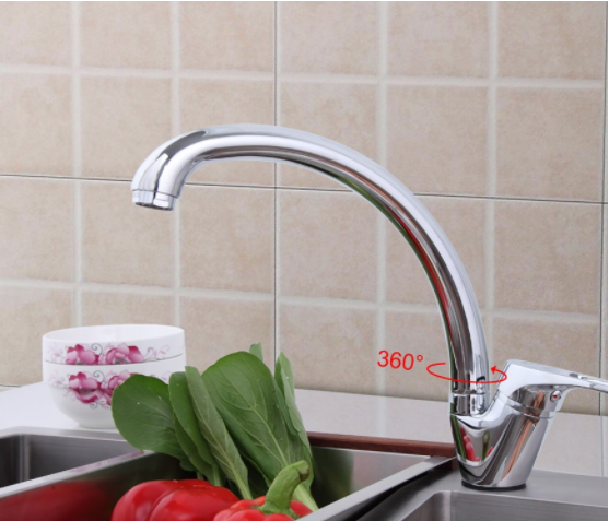 5 Color Kitchen Sink Bathroom Basin Faucets Sliver 1.0-1.5 Mpa Test Water Pressure