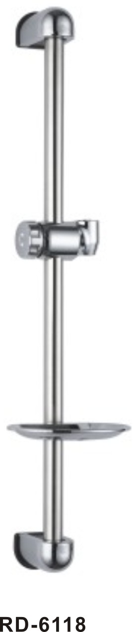 stainless stee18mm bathroom Adjustable shower lift rod sliding bar with shower head holder