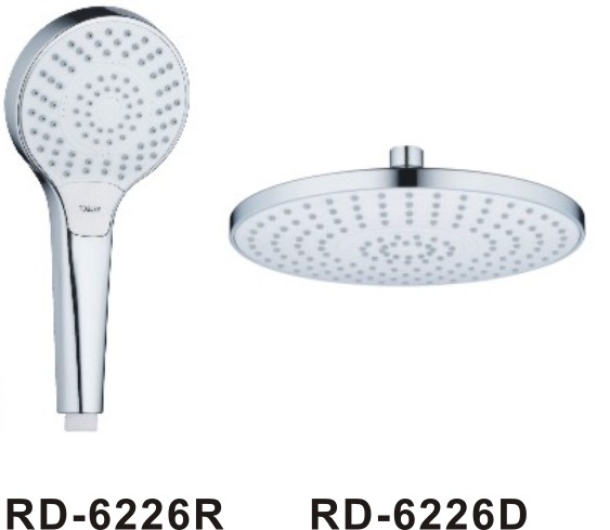 Water Pressure 3-10 Barsrainfall Shower Head Kit , ABS Overhead Shower Head Kit