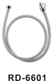 Durable Bathroom Sanitary Accessories Flexible Hose Chrome Brozen With Brass Part