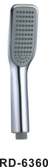 Brass Cylinder Brushed Nickel Shower Head , Lightweight Bathroom Rain Shower Heads