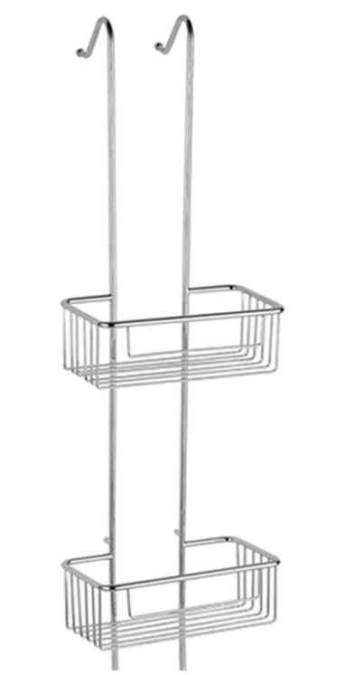 Aluminum Bathroom Storage Baskets , Custom Size Bathroom Accessories Set